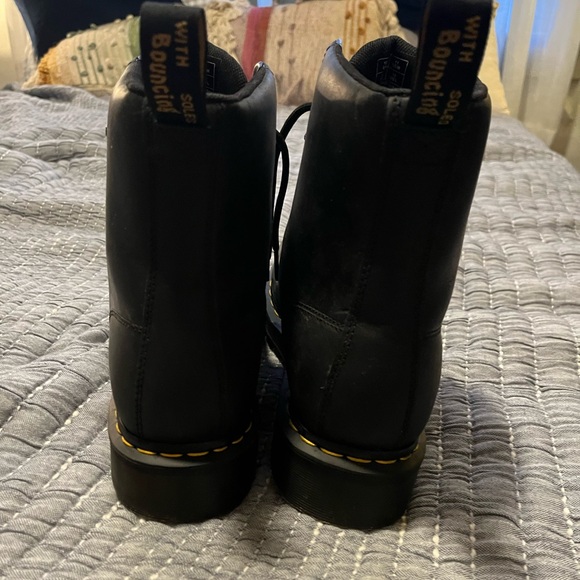 Dr. Martens Combs Black Leather Casual Boots main image 5